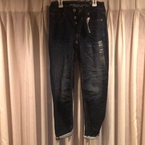 AEO denim Tomgirl jeans. Stretch size 0. Reg.